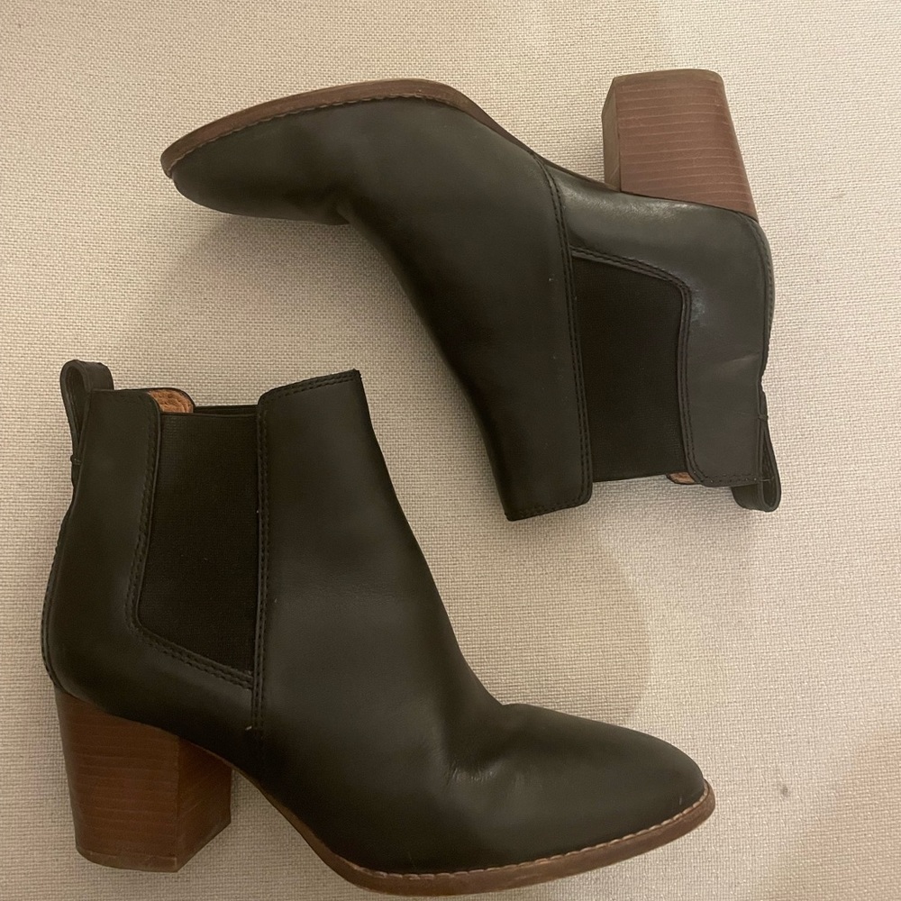 Madewell Black Ankle Booties